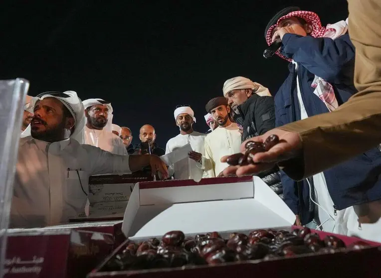Exquisito fruto en el Festival de Dátiles de Al Ain. (WAM)