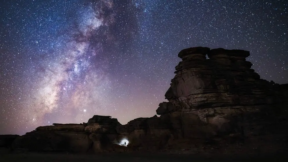 Una imagen de X de la ciudad futurista de Neom.