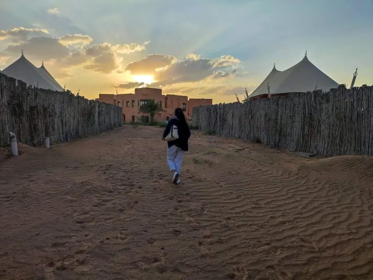 Atardecer en Sharjah. (EL CORREO)