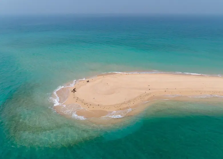 La isla Sir Bu Nair en el emirato de Sharjah. (WAM)