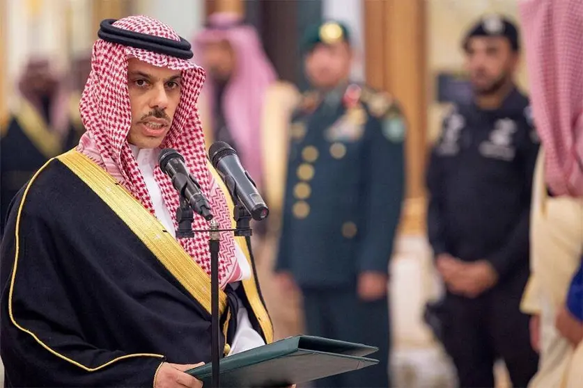 Faisal bin Farhan, ministro de Exteriores de Arabia Saudí. (Fuente externa)