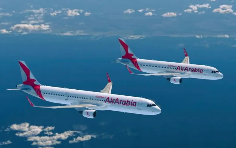 Air Arabia es una aerolínea de bajo coste emiratí con sede en Sharjah. (Fuente externa)