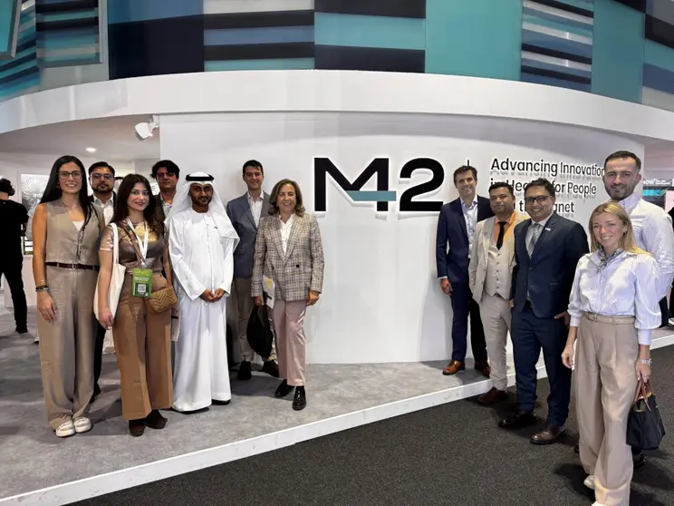 Representantes de empresas andaluzas en Arab Health 2025 en Dubai. (Empresa Exterior)