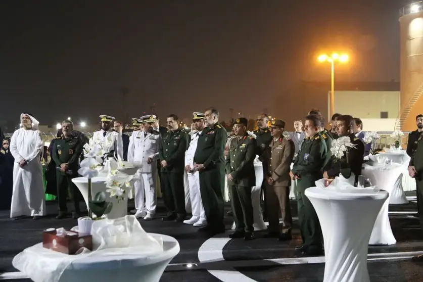 La Guardia Revolucionaria de Irán en el puerto de Jebel Ali en Dubai. (IRNA)
