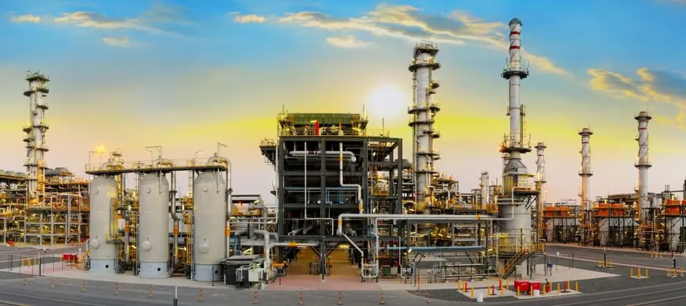 Una planta de Adnoc Gas en Abu Dhabi. (WAM)