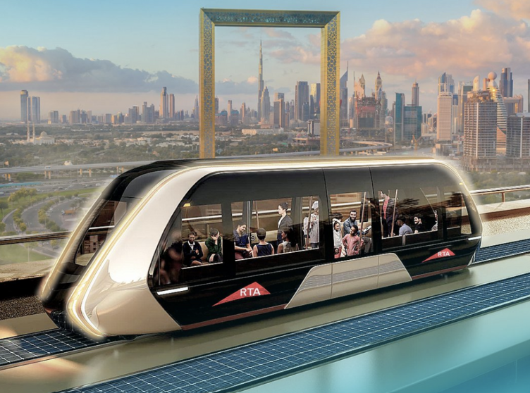El nuevo tranvía de Dubai. (RTA)