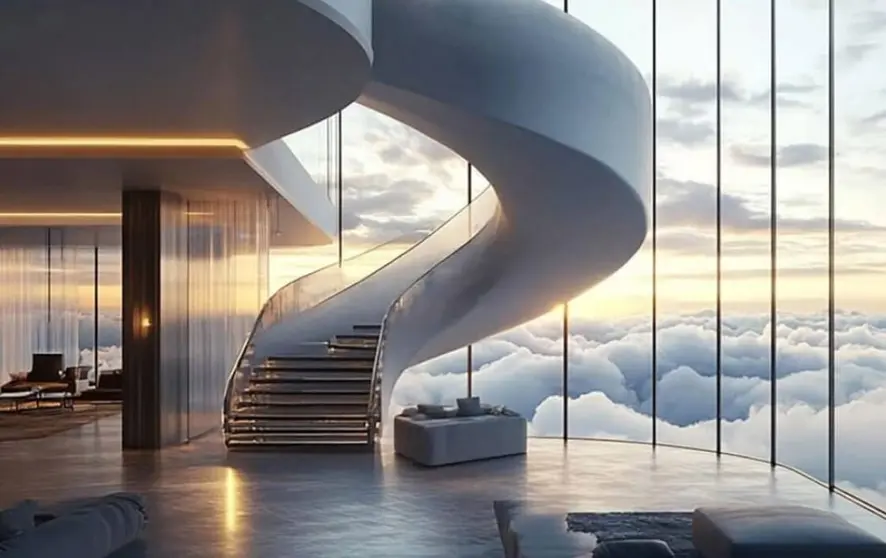 El ático se encuentra en la planta 108 del Burj Khalifa. (X)