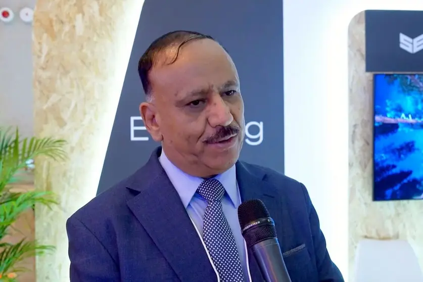 El ministro de Transportes de Yemen en Abu Dhabi. (WAM)
