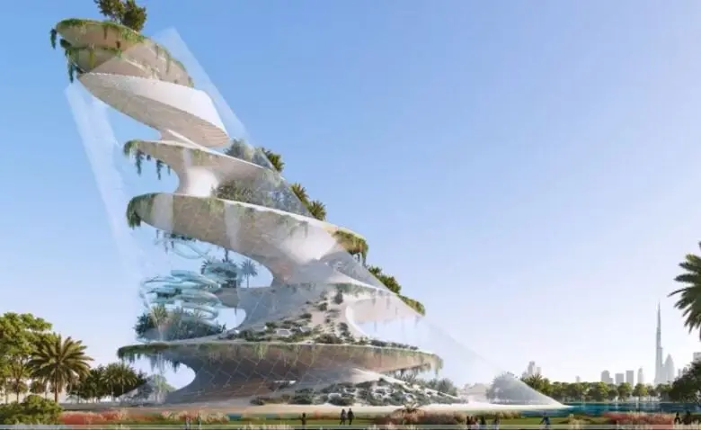 El rascacielos se asemejará a los jardines colgantes de Babilonia. (X)