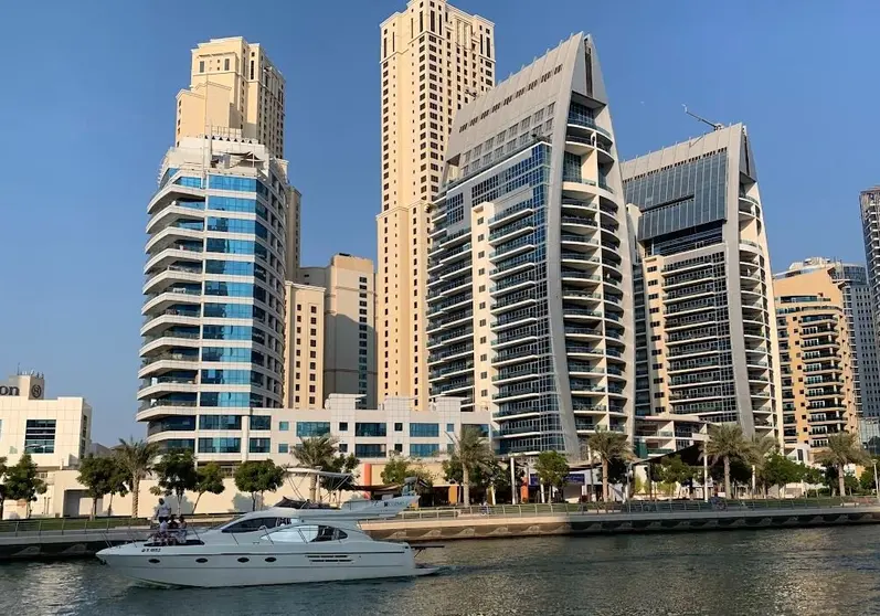 Un yate en Dubai. (EL CORREO)
