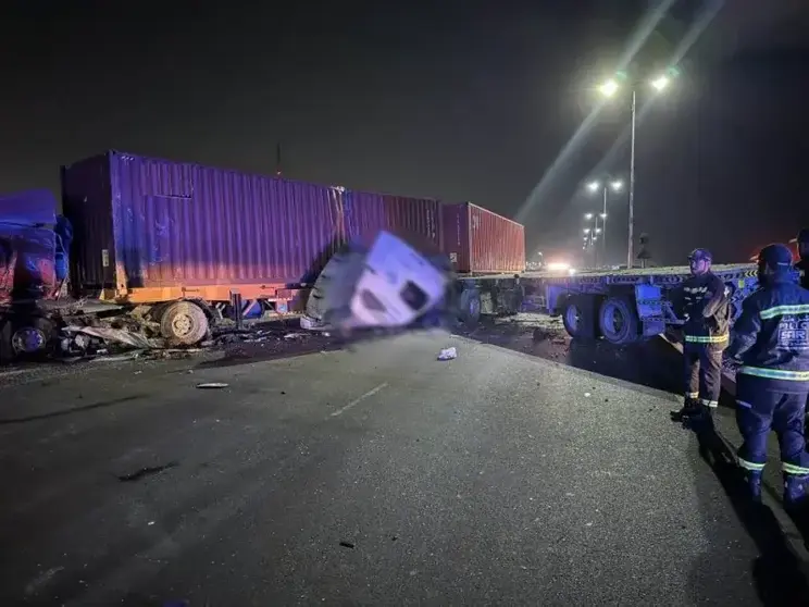 Una captura de pantalla del vídeo difundido por la Policía de Dubai. (X)