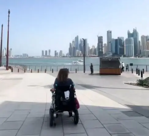 La ticktoker epañola en Dubai. (TikTok)
