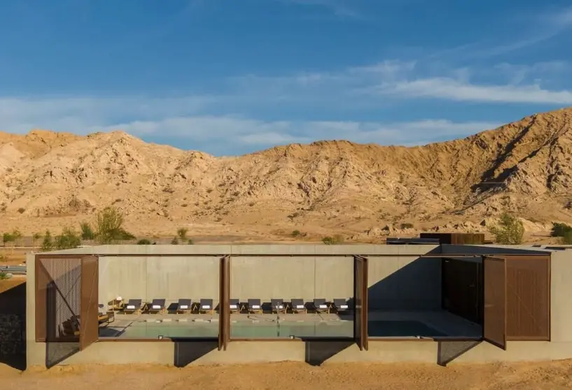 Al Faya Retreat, complejo de lujo en las montañas de Sharjah. (X)