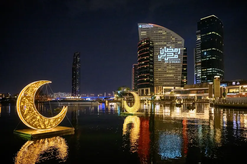 Una imagen de Dubai Festival City en Ramadán. (WAM)