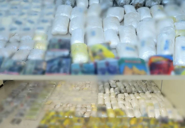 Parte del contrabando confiscado. (Redes sociales)