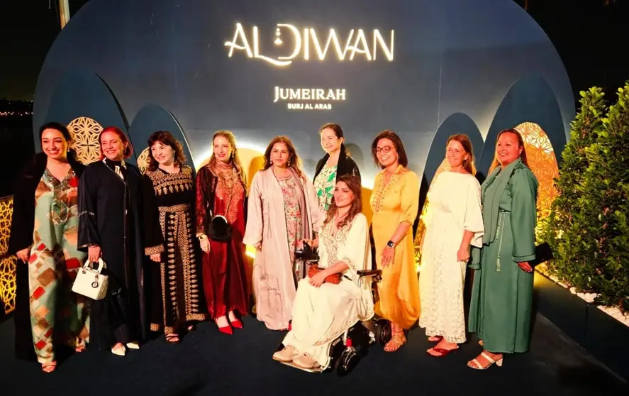 Participantes en el Suhour del Burj Al Arab. (Cedida)