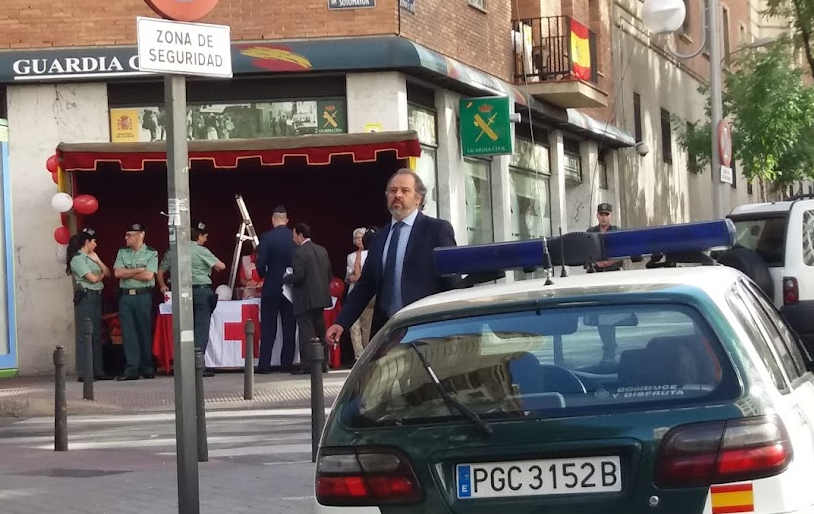 Un vehículo de la Guardia Civil española. (EL CORREO)