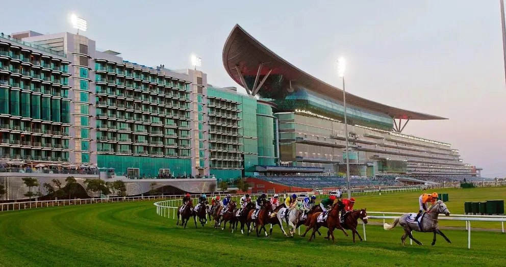 El hipódromo de Meydan en Dubai. (X)