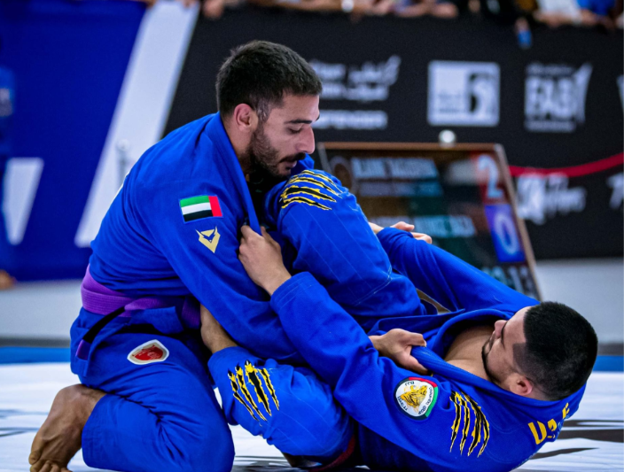 Una pelea de jiu jitsu. (WAM)
