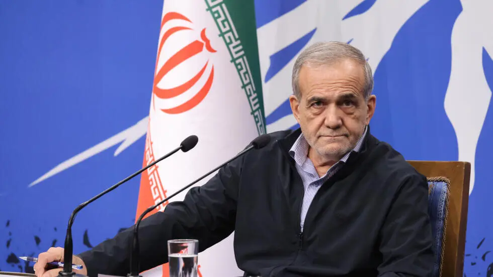 El presidente de Irán, Masud Pezeshkian. (Fuente externa)
