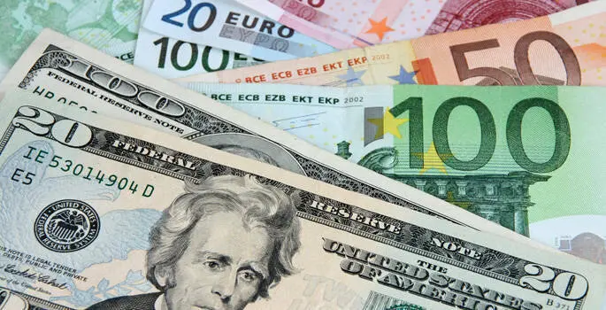 El dólar sube frente al euro. (Fuente externa)
