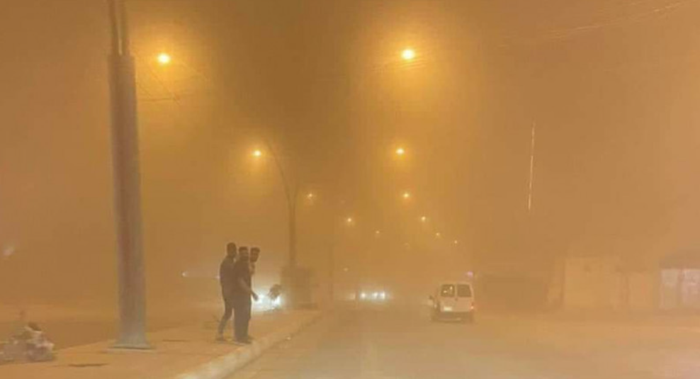 imagen de la tormenta de arena en Irak. (X)
