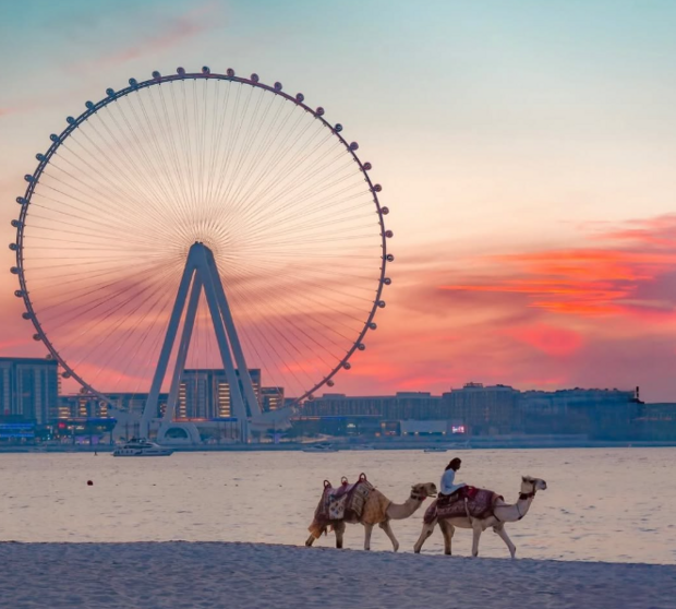 La noria de Dubai. (VisitDubai)