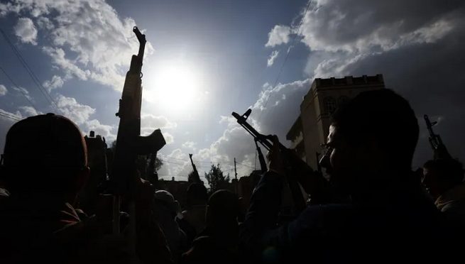Seguidores hutíes en Yemen. (Fuente externa)