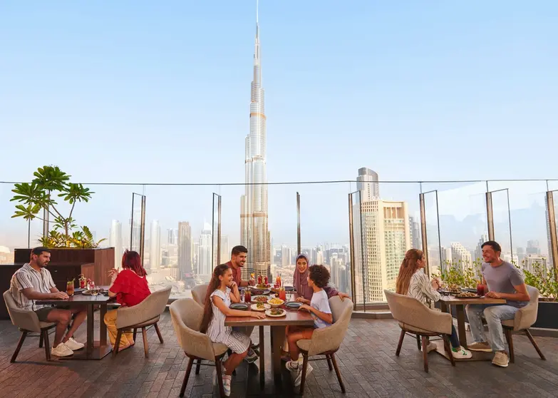 Una imagen de turistas en Dubai. (VisitDubai)