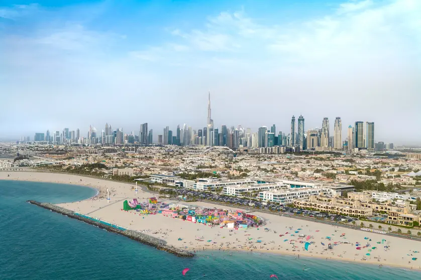 Perspectiva de Dubai desde la costa. (VisitDubai)