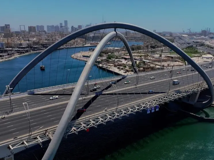 Uno de los puentes finalizados. (RTA)