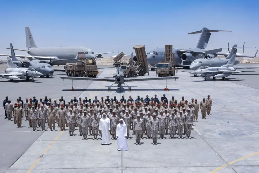 La base aérea de Al Dahfra en Abu Dhabi. (WAM)
