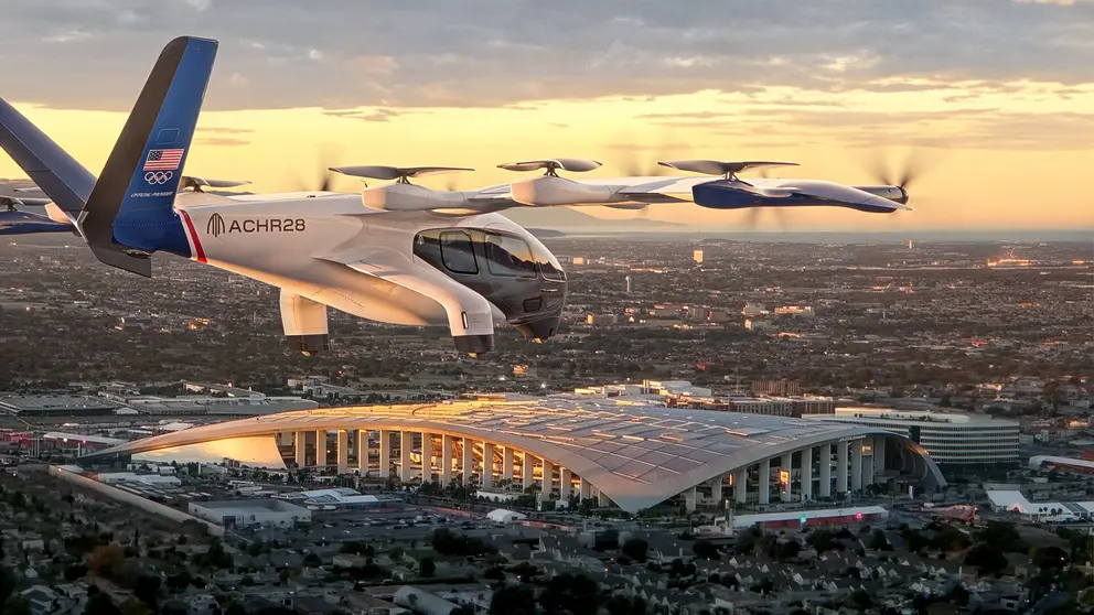 Una imagen de taxis voladores de Archer Aviation. (X)