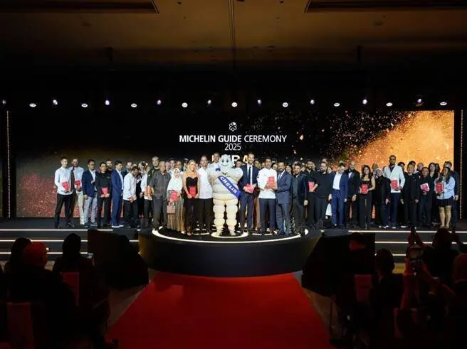 Gala 2025 de la Guía Michelin en Dubai. (Fuente externa)