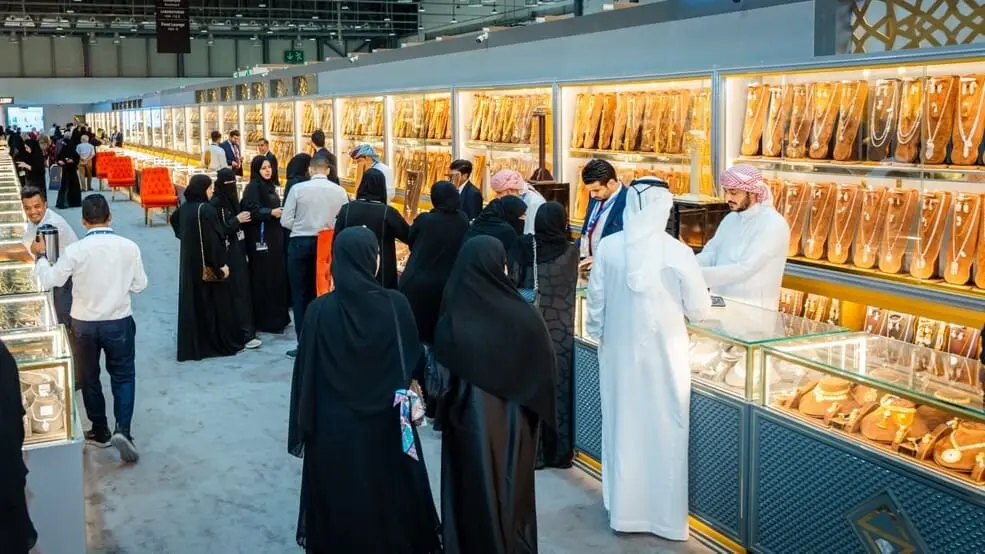 Una edición de la Feria de Joyería en Sharjah. (WAM)