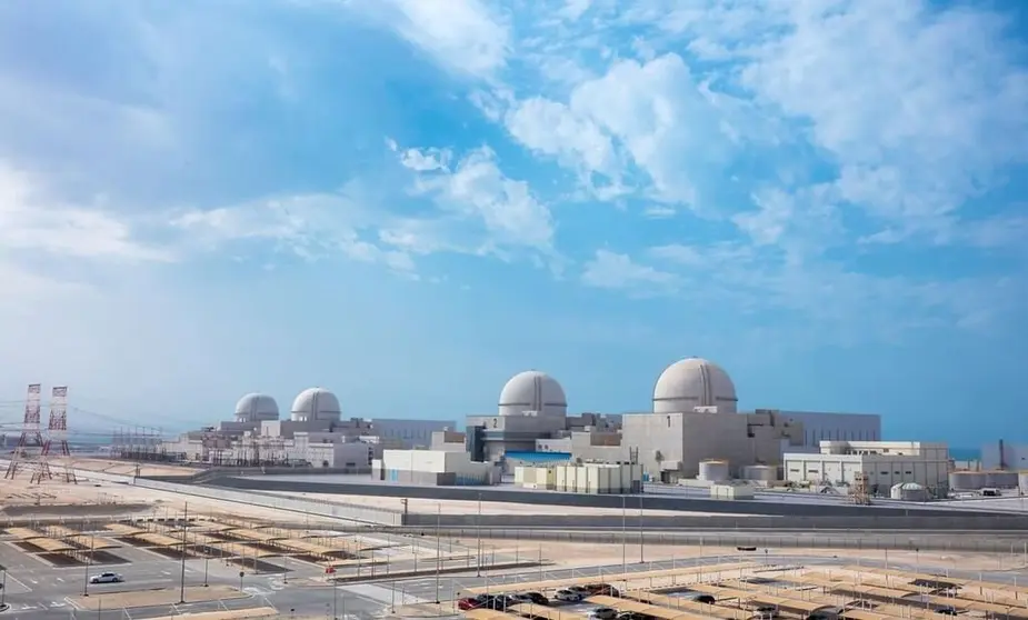 La planta de energía nuclear de EAU. (WAM)