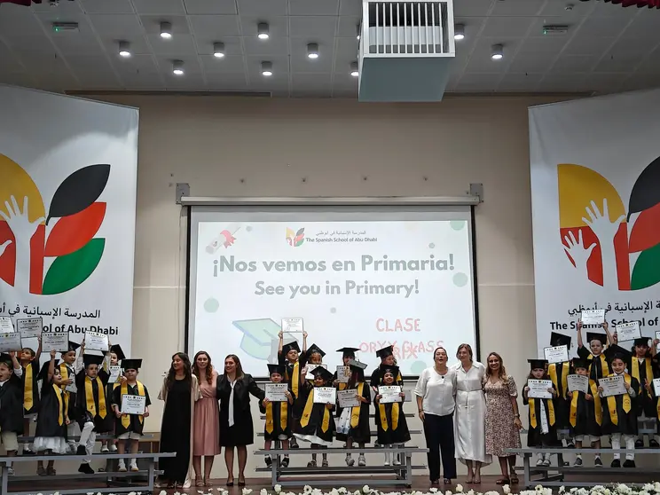 Graduación 2025 de los alumnos de Infantil en The Spanish School of Abu Dhabi. (EL CORREO)