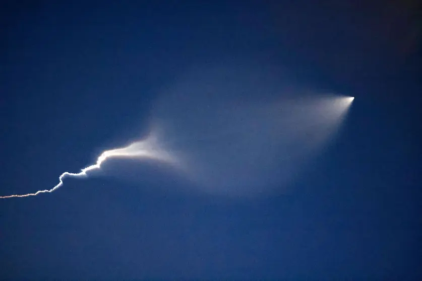 Misil hipersónico en pleno vuelo. (WAM)