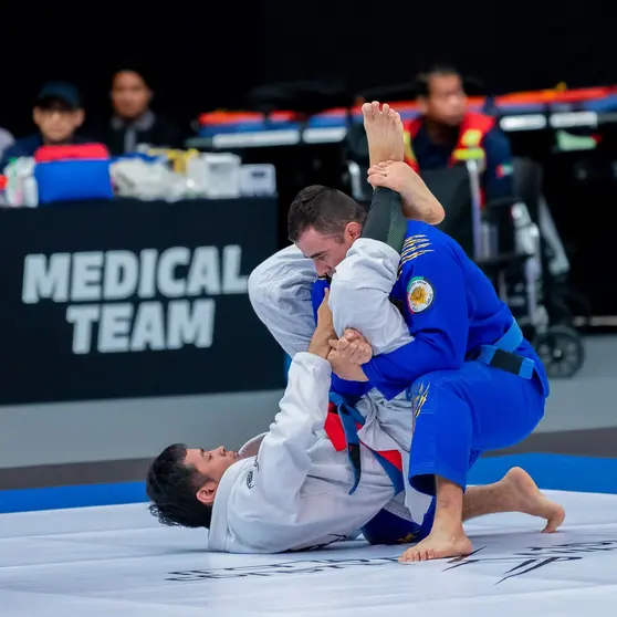 Una pelea de jiu jitsu. (WAM)