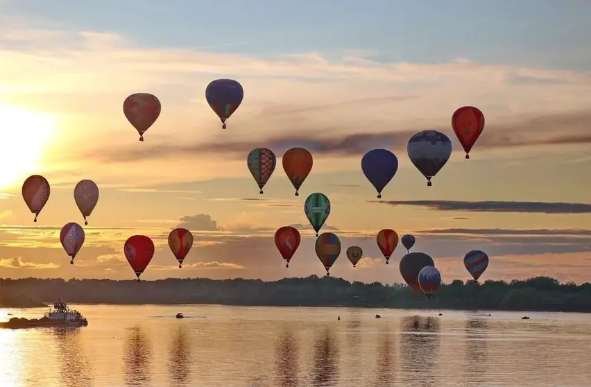 Globos aerostáticos en Rusia. (WAM)