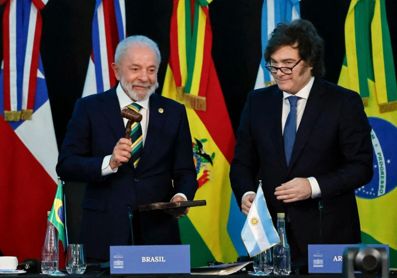 Los líderes de Brasil y Argentina, durante la cumbre de Mercosur. (Fuente externa)