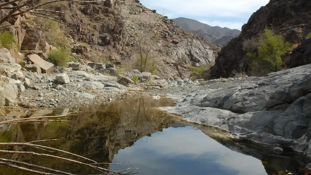 Una perspectiva del Wadi Al Helo. (Sharjah24)