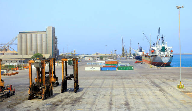 Vista general del puerto de Hodeidah, ciudad costera del Mar Rojo, en Yemen. (Fuente externa)