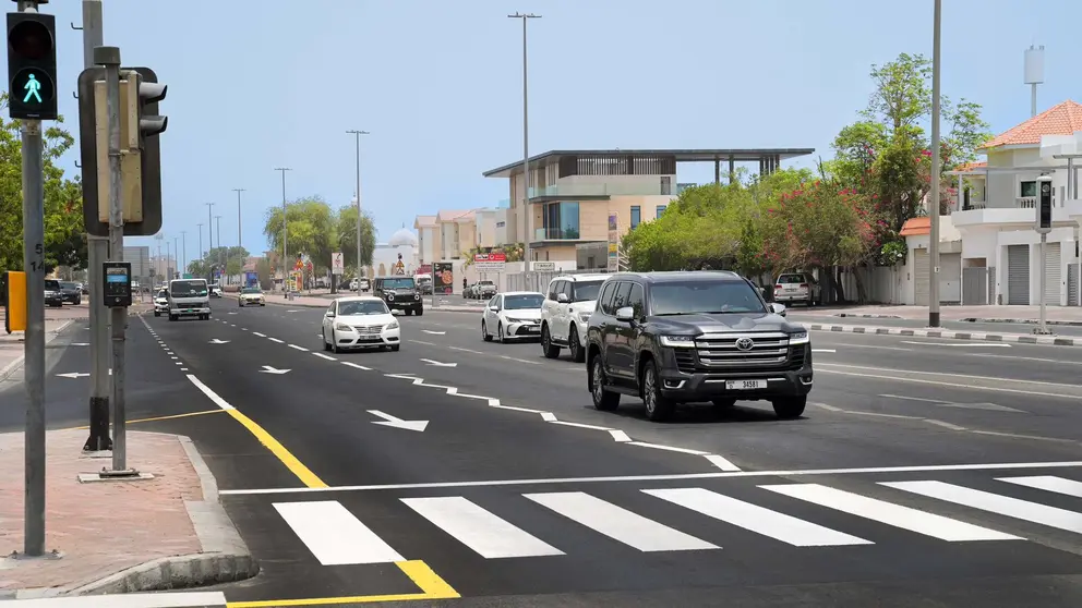 Una imagen de una carretera en Dubai. (RTA)
