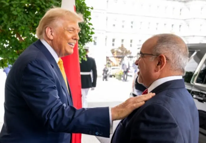 Trump recibe en Washington al príncipe heredero de Baréin. (BNA)