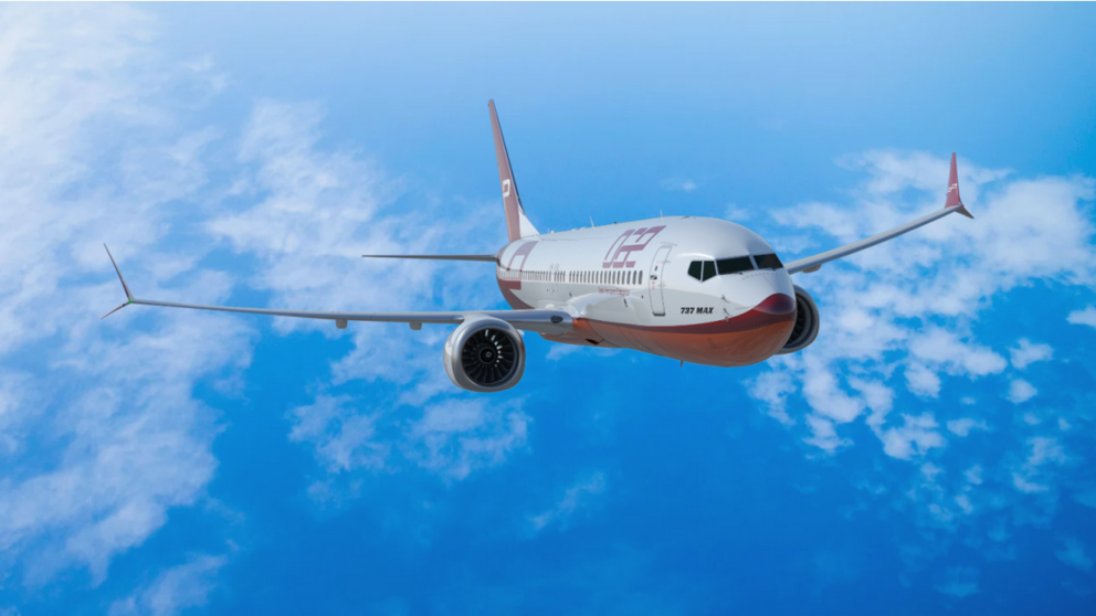 Boeing 737-9 Aircraft de la empresa de servicios aeronáuticos Dubai Aerospace Enterprise. (DAE)