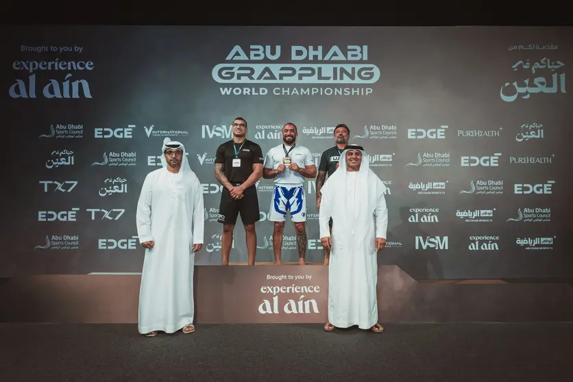 Ganadores del Campeonato de Grappling de Abu Dhabi. (WAM)