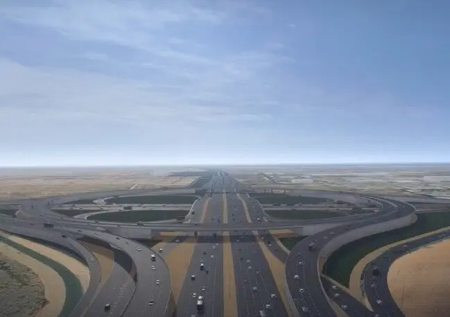 Vista de Emirates Road. (X)