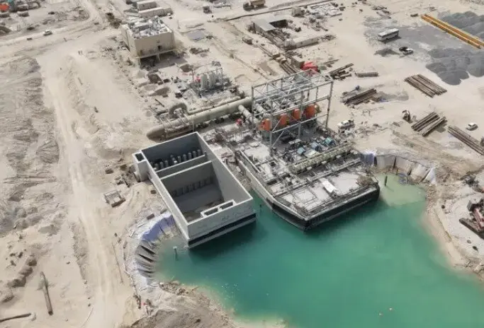 La planta desalinizadora en Dubai. (DEWA)