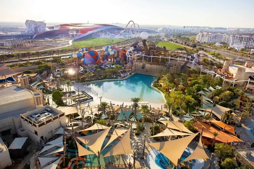 Parque acuático en Yas Island de Abu Dhabi. (WAM)